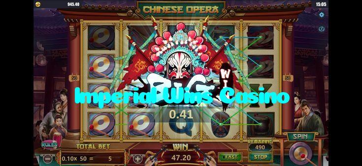Imperial Wins Casino casino presented on mobile device in Pakistan with slots and live games